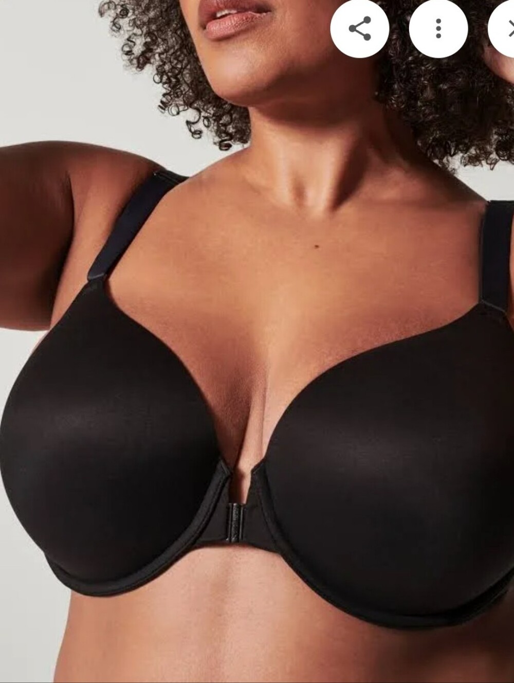 SPANX Bra-llelujah Black Full Coverage Bra with Front Closure